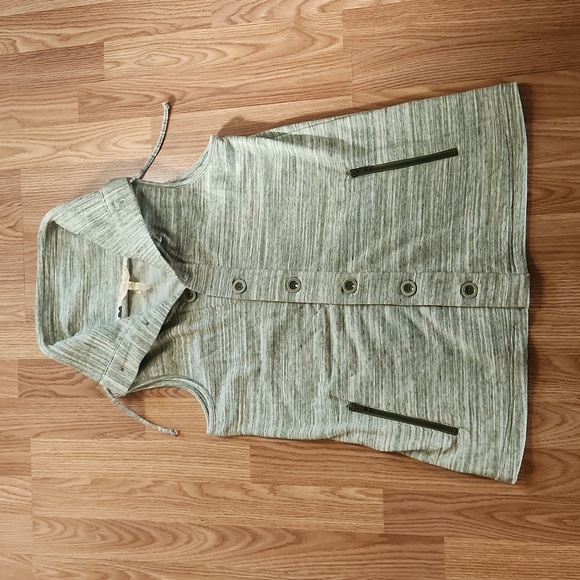 Matilda Jane Womens Green Out The Door Vest Size Medium - Picture 4 of 10